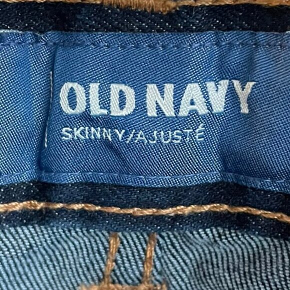 OLD NAVY Skinny Jeans Comfort Stretch Dark Wash Blue Women's Size 10 - Picture 9 of 16
